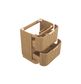 Havana Fluted 750mm Woodland Oak Floorstanding Curve Vanity