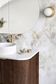 Havana Fluted 1500mm Sable Walnut Floorstanding Curve Vanity