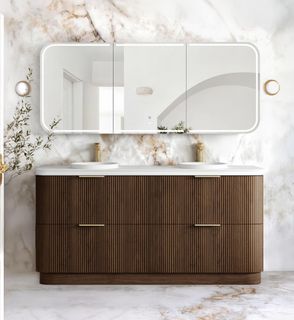Havana 1800mm Sable Walnut Floorstanding Cabinet