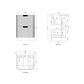 Havana Fluted 600mm Woodland Oak Floorstanding Curve Vanity