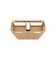 Havana Fluted 1200mm Woodland Oak Floorstanding Curve Vanity