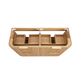 Havana Fluted 1500mm Woodland Oak Floorstanding Curve Vanity
