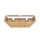 Havana Fluted 1800mm Woodland Oak Floorstanding Curve Vanity