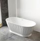 Attica Kensington 1500 Gloss White Bath with Overflow