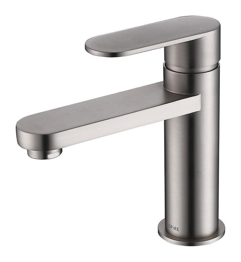 Vetto Basin Mixer Brushed Nickel Lead Free