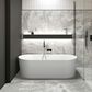 Attica Noosa Fluted 1700 Gloss White Bath with Overflow