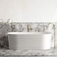 Attica Bondi 1700 Gloss White Bath with Overflow