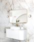 LED Newport 1200(W)x750(H) Gold Metal Frame Tuffi Mirror- Install Horizontal or Vertical