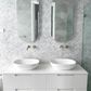 Noosa 1500mm Satin White Wall Hung Vanity