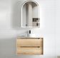 Byron 750mm Natural Oak Wall Hung Vanity