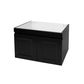 Hampton Mark II 600mm Satin Black Wall Hung Vanity