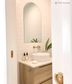 Byron 900mm Natural Oak Wall Hung Vanity