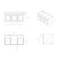 Hampton Mark II 900mm Satin White Wall Hung Vanity