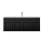 Hampton Mark II 1200mm Satin Black Wall Hung Cabinet Only