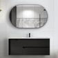 Byron 1200mm Black Oak Wall Hung Vanity with Ceramic Top