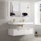 Moonlight 1200mm White Wall Hung Cabinet