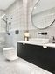 Marlo 1200mm Matte Black Wall Hung Vanity