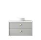 Boston 900mm Light Grey Wall Hung Vanity