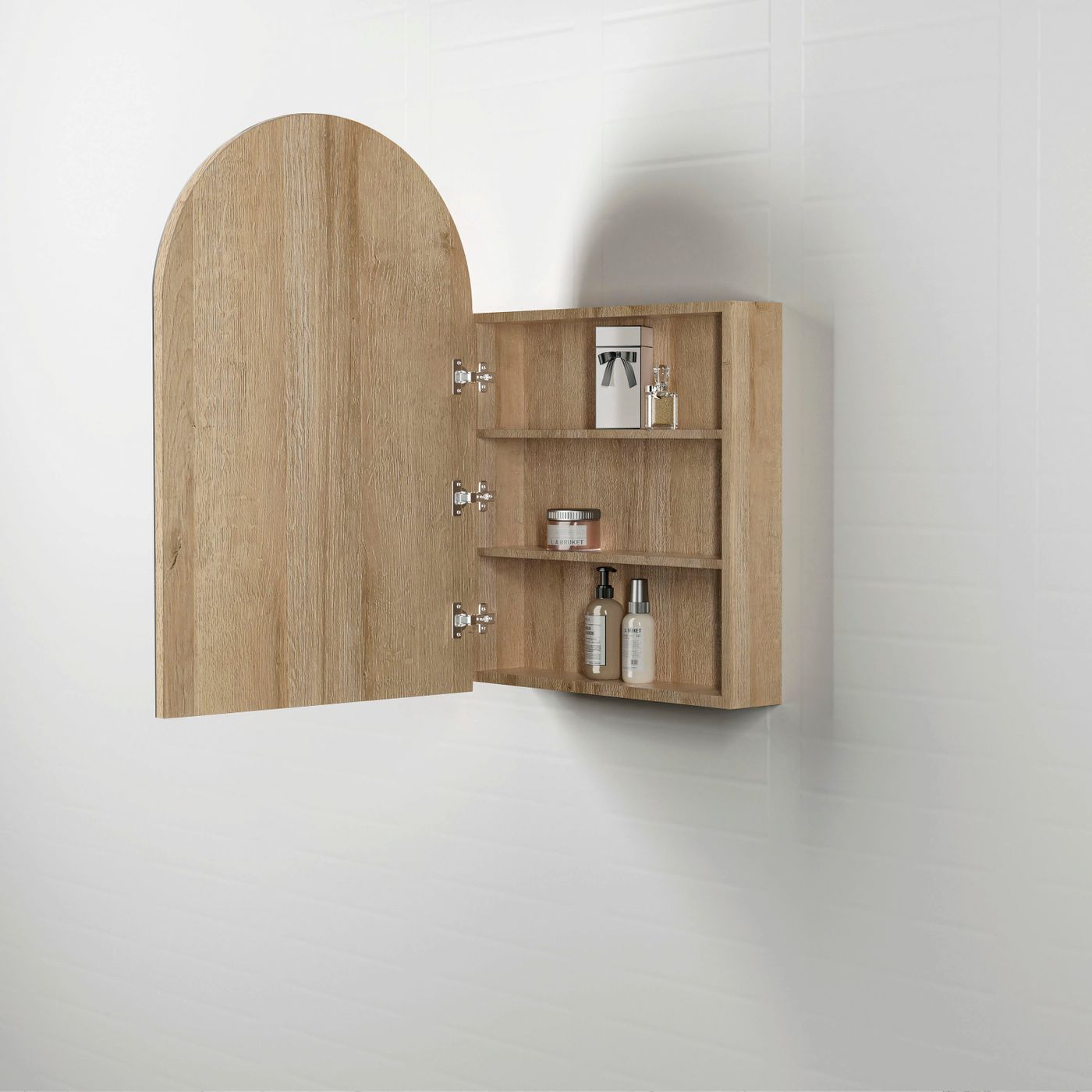 Archie 900mm Natural Oak Shaving Cabinet Door Only