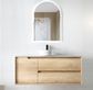 Byron 1200mm Natural Oak Wall Hung Vanity