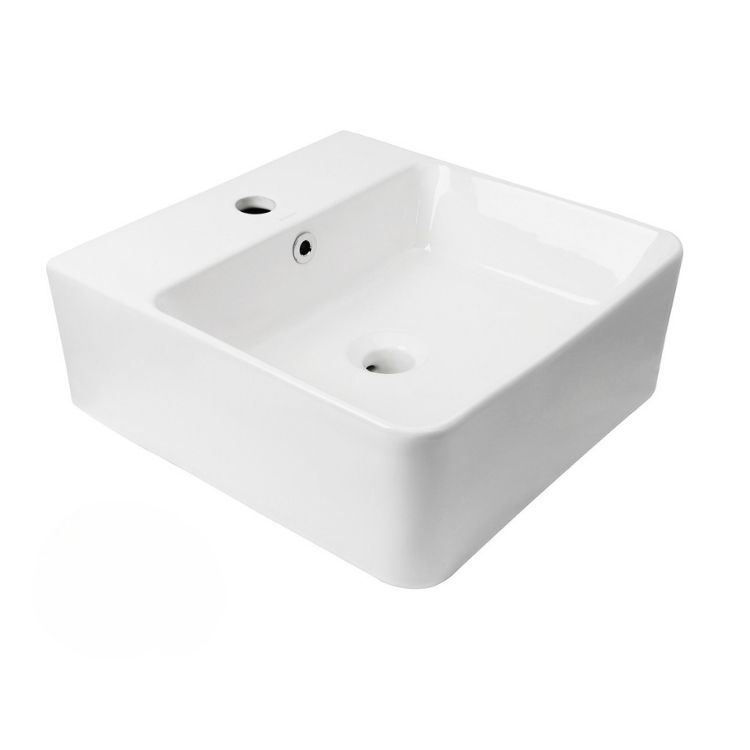 OSKAR Wall Hung Square 400x400x155 Basin
