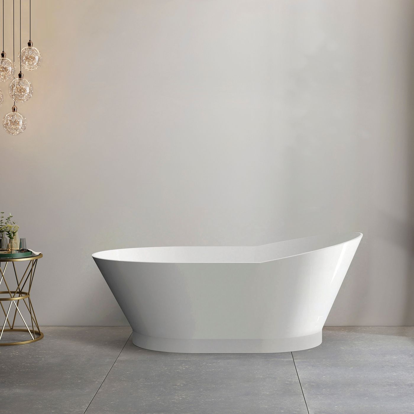 Attica London 1500 Gloss White Bath