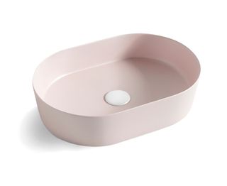 Oval Basin Matt Pink 500X340