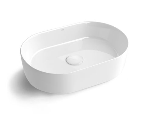 Quay Oval 500x340x120 Gloss White Basin