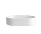Quay Oval 500x330x120 Gloss White Basin