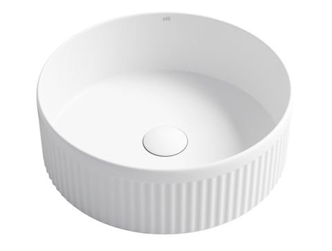 Oxford Round 395x395x120 Matte White Basin