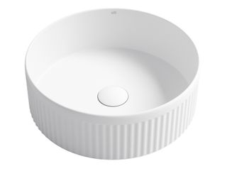 Oxford 395x395x125 Round Matt White Basin
