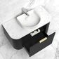 Bondi 750mm Black Oak Wall Hung Curve Vanity (12TH & NTH Only)