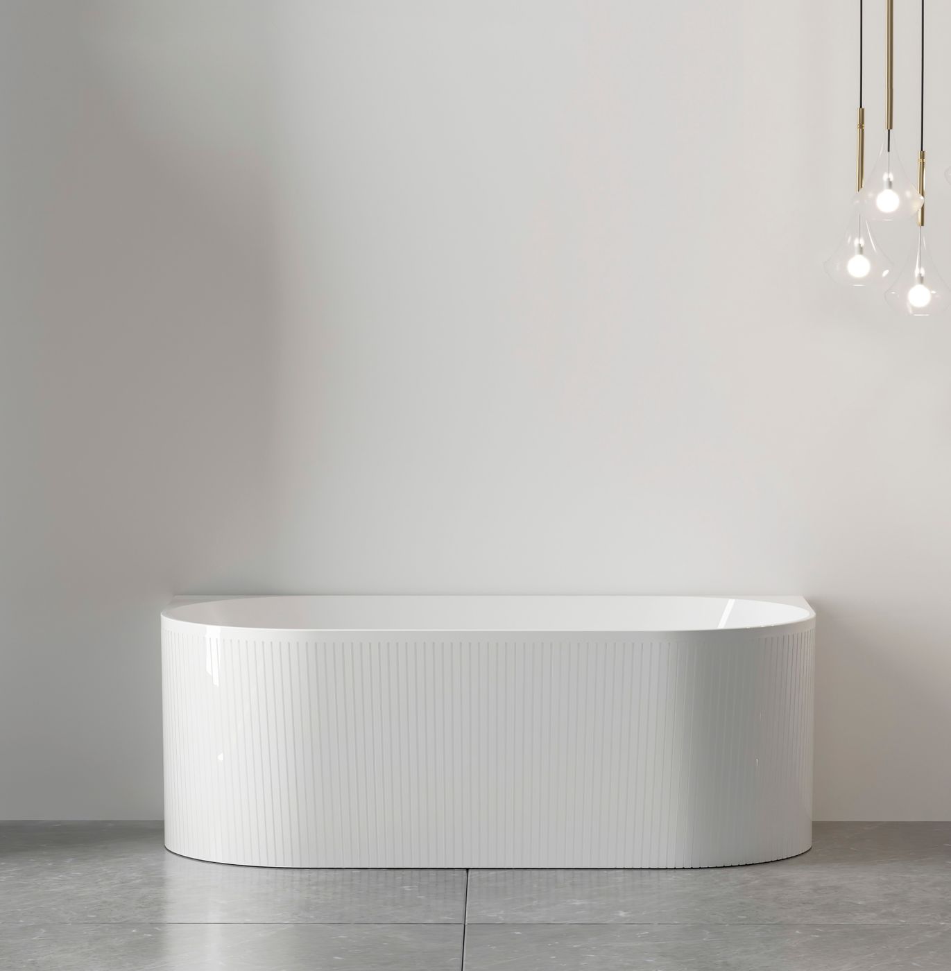 Attica Noosa 1700 Gloss White BTW Multi-fit Bath