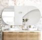 Bondi 1800mm Natural Oak Wall Hung Curve Vanity