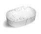 Quay Oval 500x330x120 Matte Carrara Basin