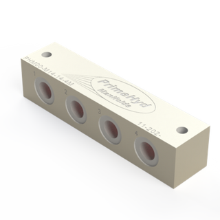 4 STATION JUNCTION MANIFOLD, TWO OPPOSITE SIDES (180°), M14 SIDE