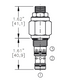 PRRS-08-N-S-0-15  PRESSURE REDUCING PILOT OPERATED VALVE- 08