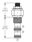 PRRS-12-N-S-0-30  PRESSURE REDUCING PILOT OPERATED VALVE - 12