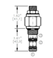 PSCS-08-N-S-0-30  PRESSURE SEQUENCE CLOSED SPOOL VALVE - 08