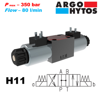 RPE3-063H11/0240E1 CETOP 3 DCV, DIN CONNECTOR