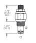 RVPD-10-N-S-0-30  POPPET DIRECT  L/FLOW RELIEF VALVE - 10