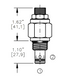 RVPS-08-N-S-0-30  RELIEF VALVE PILOTED SPOOL - 08