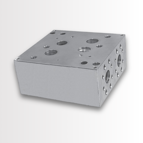 CETOP10, SUBPLATES, FLANGE PORTS, STEEL - 350 BAR