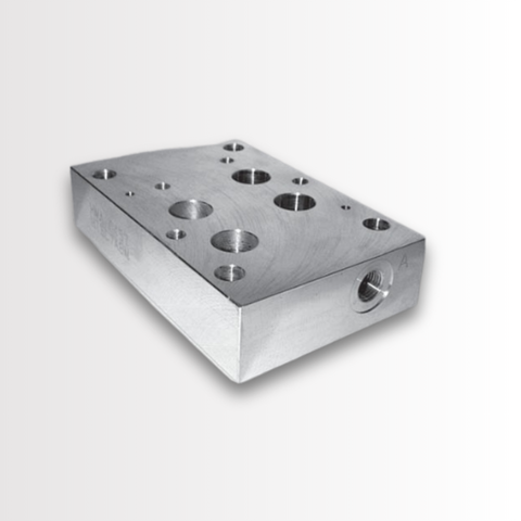 CETOP7, TAPPING SANDWICH, A & B PORTS, STEEL - 350 BAR