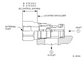 CSAC-EXN SINGLE BALL SHUTTLE VALVE WITH SIGNAL AT PORT 2