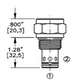 CVFP-10-N-0-005   CHECK VALVE FORWARD POPPET 5PSI