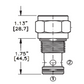 CVFP-12-N-0-060   CHECK VALVE FORWARD POPPET 60PSI