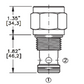 CVFP-16-N-0-005   CHECK VALVE FORWARD POPPET 5PSI