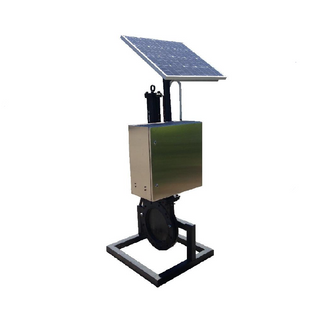 SOLAR POWERED HYDRAULIC POWER UNIT,24V, 60AH, STAINLESS STEEL ENCLOSURE WITH PUSH BUTTON PENDANT