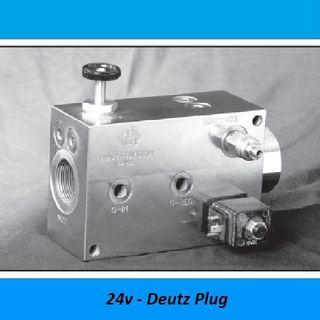 HAMMER VALVES, 150 LITER - 350 BAR, STEEL - 350 BAR, Voltage: 24V DIN Plug